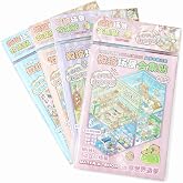 Dıy Kendin Yap Capybara 5D Sahne Sticker Seti &ndash; 8 Sayfa (4 Sahne + 4 Sticker)