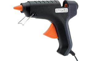 POWERSELL Große Heißluftpistole für Siegelwachs aus Silikon, für Stempel, Wachsversiegelung, Lack für Hochzeitseinladungen, Liebesumschläge (PISTOLA, 11 mm)