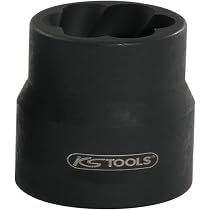 KS Tools 922.3867 Steckschlüssel 3/8 Zoll, 6-kant, 17 Mm, Matt Verchromt