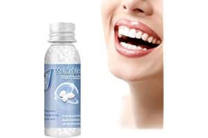 RAKIUTY Kit de Reparación de Dientes Temporal,10 ml Reemplazos de Dientes Temporales,Dientes Falsos Moldeables Temporales para Reparar el Relleno del Diente Roto Faltante,Ajuste Instantáneo y Sonrisa Segura