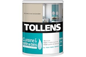 Tollens Peinture Cuisine Et Salle De Bain - Ultra Résistante Pour Murs, Boiseries, Radiateurs - Gingembre - 0,75L = 9m2