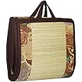 KALA DARSHAN CRAFTS BAZAAR Cushion Mat Sleep Healthy, Wake Beautiful River Kora Grass Chatai/Mat Brown Cotton Fabric 3X6 ft