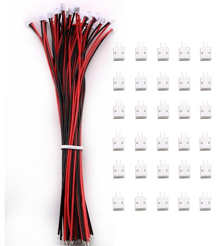 20 Paia Connettori JST SM-3 Pin 2.5mm Femmina E Maschio Con Cavo 200mm