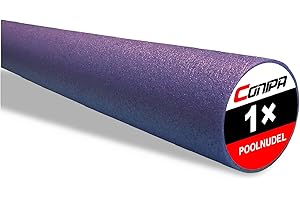 ‎CONIPA Conipa® - 1 Stück Schwimmnudel (160 x 7 cm) für Kinder & Erwachsene OPTIONAL mit 1 x Loch-VERBINDER (Schaumstoff) - Poolnudel Set ab 3-10 Jahre (Made IN Europe) - Pool Wassernudel & Spielzeug