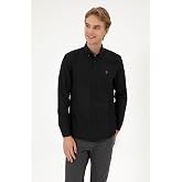 U.S. Polo Assn. Erkek Siyah G&ouml;mlek Basic 50324708-VR046