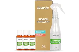 Homsta Pigeon Repellent Spray (525 ml)| Better Than Anti Pigeon Spikes | Bird Repellant (Combo Pack) (Pack of 1)