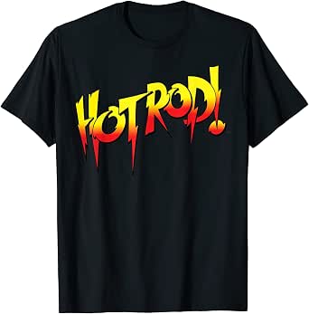 US WWE Rowdy Roddy Piper + Logo Hot Rod 