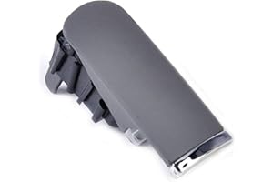 ihreesy Empuñadura Guantera Tapa Empuñadura,8E1857131 Manija Caja de Guantes Manija Izquierda Tirador Caja de Guantes Compatible con A4 B6 B7 2002-2008,Sin Agujeros Gris