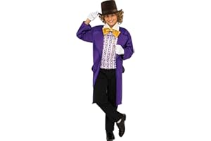 Rubie's Official Willy Wonka and The Chocolate Factory Childs Costume, Kids Book Week Character