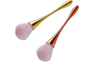 Prasacco Pędzel do różu do makijażu, profesjonalny i puszysty duży pędzel do puder, do podkładu i zakreślacza