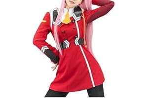 C-ZOFEK Darling in The FRANXX Zero Two Uniform Cosplay Red Costume