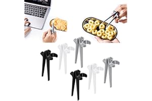Tuxiaobu Bacchette da Dito 6 Pezzi, Bacchette da Dito per Giocatori, Manicotti per Dita da Gioco, Pinze per Patatine Fritte Snack, Pinze per Dita, Accessori per Giocatori Creativi Attrezzo da Cucina