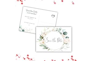 ‎KACKSPECHT 25 Save the Date Postkarten Hochzeit Wir heiraten Einladung Wedding Hochzeitsfeier Save the Date Karten Hochzeit Boho