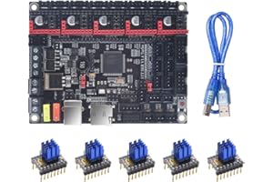 BIGTREETECH SKR V1.4 Turbo Control Board 32bit do drukarki 3D, kompatybilna z ekranem dotykowym TFT35 E3 V3.0.1/TFT70, obsługa ekranu dotykowego TMC2209/TMC2208/TMC5160/TMC2130 do większości drukarek