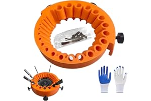 SoeUyd Affuteur de Foret, Grinder Drill Bit Sharpener, Affuteur de Forets Metaux, Outils de Meulage pour Perceuses de 2 à 13 MM et de 125 MM, Accessoires de Meulage pour Meuleuses D'angle