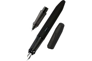 ‎ONLINE ONLINE Schreiblern-Füller und Rollerball Switch Starter Set Nero Schwarz I Schreibset für Schreibanfänger Anfänger-Feder für Rechtshänder I Ergonomischer Tintenpatronen-Roller für Schüler I Stylus-Tip