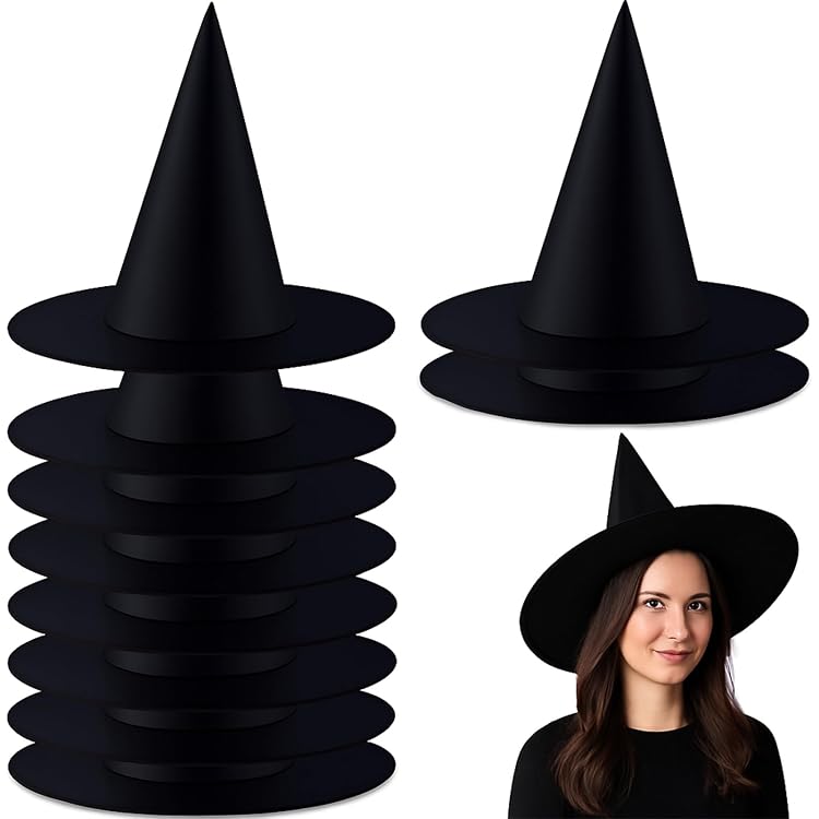 Generisch Hexenhut Halloween - 2025 Retro Hexenhut Damen Und Mädchen