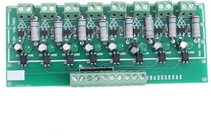 MEROURII Optokoppler-Isolationsmodul, AC 110 V 220 V 8-Kanal-Optokoppler-Erkennungsmodul, PNP-AC-Testmodul mit hohem Ausgang, Leistungsüberwachung