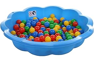 Marko 94cm Extra Large Sand Pit Paddling Pool Blue Plastic Outdoor Garden Pet Puppy Kids Childrens Toy Play Pool (Sand Pit)