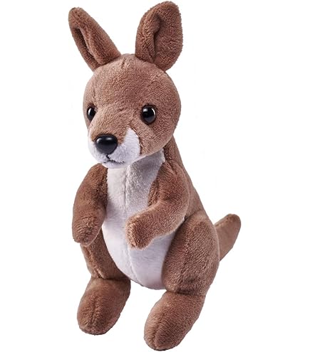Wild Republic Ecokins Mini Känguru – Plüschtier 20 Cm, Aus Recycelten PET-Flaschen, Umweltfreundliches Geschenk
