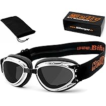 Helly® - No.1 Bikereyes® | motorfietsbril, bikerbril | winddicht, gewatteerd, beslagvrij, HLT® veiligheidsglas volgens DIN EN 166 | TOP draagcomfort tijdens lange ritten | Motorfietsbril: 1331c-n