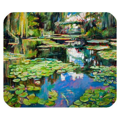 Personalisierte French Französischer Maler Claude Monet – Wasser Lilien Rechteck Maus Pad
