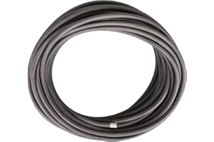 Helunsi 10 Meters / 32.8FT Electrical Cable Wire, Grey 3 Core 0.75mm² Round Fabric Cable, Vintage Flex Cloth Braided Wire for DIY Lamps Industrial Pendant Lights Flexible Lighting Project - 10m