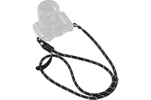 SMALLRIG Shoulder Strap für Kamera, verstellbarer geflochtener Schultergurt für Kamera mit O-Ring und Lederpolster für DSLR/spiegellose Kameras für Sony, für Fujifilm,für Canon, für Nikon