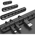 Cable Clips, Cable Management Clips, 3 Pack Silicone Adhesive Wire Cable Holder, Cable Cord Management Organizer for Power Co