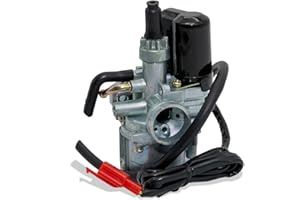 Maxtuned - Carburador estándar Maxtuned de 12 mm con estrangulador electrónico para Peugeot Speedfight 1/2, Buxy/TKR/Vivacity/Hercules