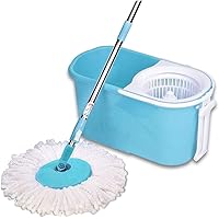 Gala e-Quick Spin Mop with Easy Wheels and Bucket with 2 Refills