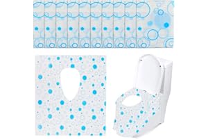 30PCS Protege WC Jetable, LncBoc 65 * 60cm Protection WC Jetable Protege Cuvette WC Jetable Housse de Siege de Toilette en Papier Biodegradable pour Toilettes Publiques