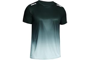 Weardear Men’s T-Shirts Workout Running Shirts Moisture Wicking Sport Tops Short Sleeve Gym Shirt for Running Athletic
