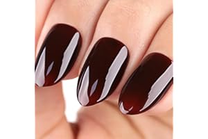 Imtiti Smalto Gel Marrone Cioccolato, Smalto Gel Marrone 15ml Soak Off LED/UV Nail Art Manicure Salon Smalto Gel per Autunno e Inverno