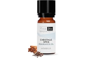 freshskin beauty ltd | Christmas Spice Fragrance Oil 10ml - Candles, Bath Bombs, Soap Making, Reed Diffusers & Wax Melts - Cosmetic Grade - Vegan Friendly