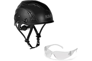 KASK Schutzhelm, Industriekletterhelm Plasma AQ - Arbeitsschutz-Helm + Schutzbrille klar - EN 397