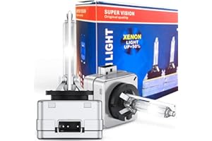 TOOSOAR 12V D3S D3C Xenon Brenner, D3S Xenon Scheinwerfer Lampen, 8000K 35W HID Superhelles Ganzmetall Fahrzeug Scheinwerferlampe, Ersatzlicht 2 Stück, Weiß