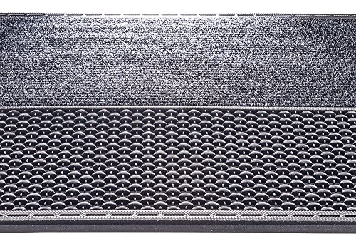 PUR|DualClean Design Fussmatte für Innen und Aussen in anthrazit metallic ca. 59 x 39 cm - 3