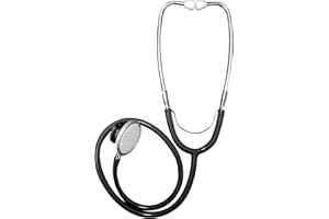 TENSO Dual Head Lightweight EMT Doctors Nurses Student Medical Stethoscope - Black