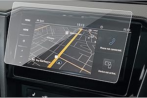 SXCY Kompatibel mit VW Passat B8 GTE Variant Alltrack 2020-2023 Navigation Schutzfolie, 9,2 Zoll Discover Pro Tempered Glas Displayschutzfolie, 9H Härte Kratzfest Anti-Fingerabdruck