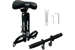 Umelee Siège de Vélo Avant pour Enfants, Siège Avant de Vélo avec Guidon et Pédales pour Enfants Âgés de 2 à 6 Ans (jusqu'à 30 kg), Siège Vélo Enfant Amovible, Siège Enfant pour VTT