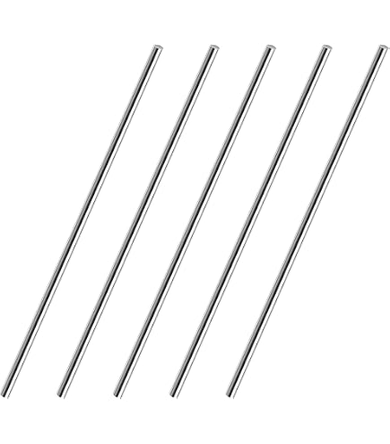 Aazon.co: 5 Pcs 304 Stainless Steel Round Rods, 4 X 50 Solid