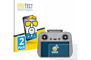 BROTECT Entspiegelungs-Schutzfolie für DJI RC 2 (2 Stück) Matte Displayschutz-Folie, Anti-Reflex, Anti-Fingerprint