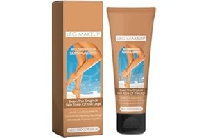 KARLOR Leg Make up cream, waterproof tinted-cream for legs cover legs make -up without transmission tattoo cover varicose veins Concealer body makeup Tinted Moisturisers（wheat color）