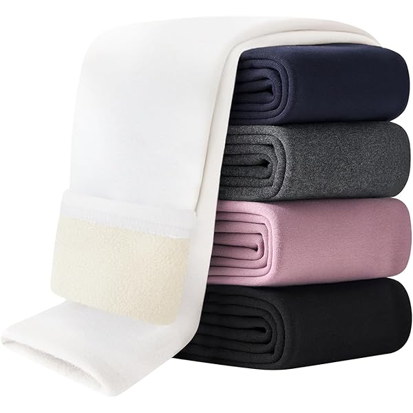 SEAUR Winterbroek voor kinderen, gevoerde fleece broek, winter