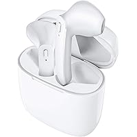 Techfire Boom Boom Bluetooth 5.0 True Wireless Earbuds, 5 H Cyclic Playtime Waterproof TWS Headphones with Charging Case…