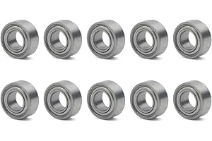 Unxuey 3x6x2,5 mm Miniaturstahllager MR63ZZ L-630 673ZZ Deep Groove Kugel Longboard Rollschuhe Kugellager, 10 Stück