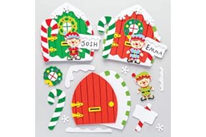 Baker Ross (confezione da 4- Creativi articoli natalizi e artigianali per bambini da realizzare e decorare