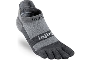 Injinji skarpety męskie Run Lightweight No Show wełniane