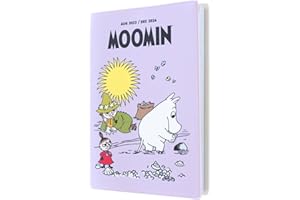 GUPO ERIK Grupo Erik Moomin Diary 2023-2024 | 17 Months Academic Diary Week To View A6 | August 2023 - December 2024 | Mid Year Diary 2023-2024 | 2024 Weekly Planner | Moomins Gifts | Moomin Gifts